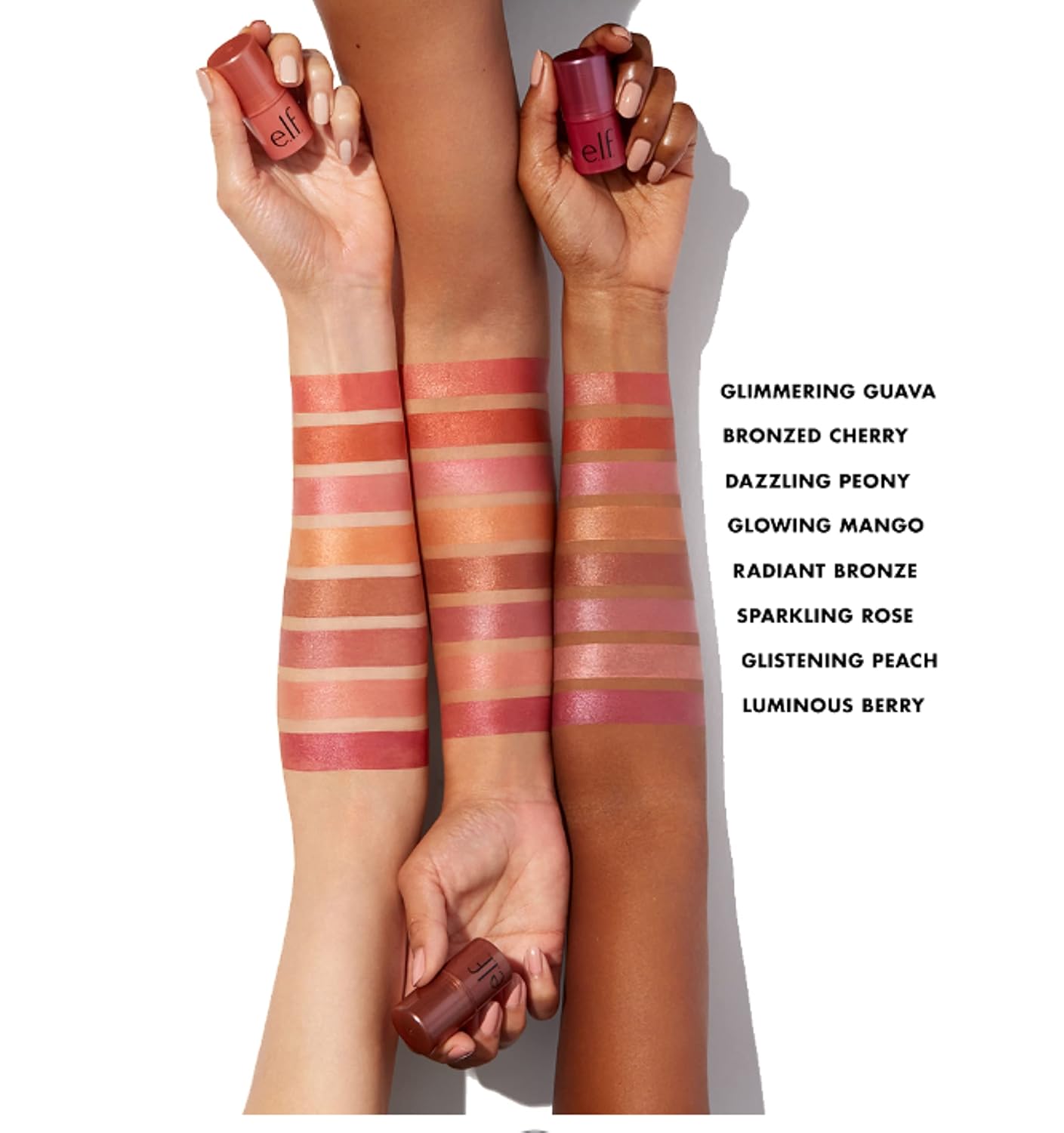 e.l.f., Monochromatic Multi Stick, Creamy, Lightweight, Versatile, Luxurious, Adds Shimmer, Easy To Use On The Go, Blends Effortlessly, Sparkling Rose, 0.155 Oz - Image 3